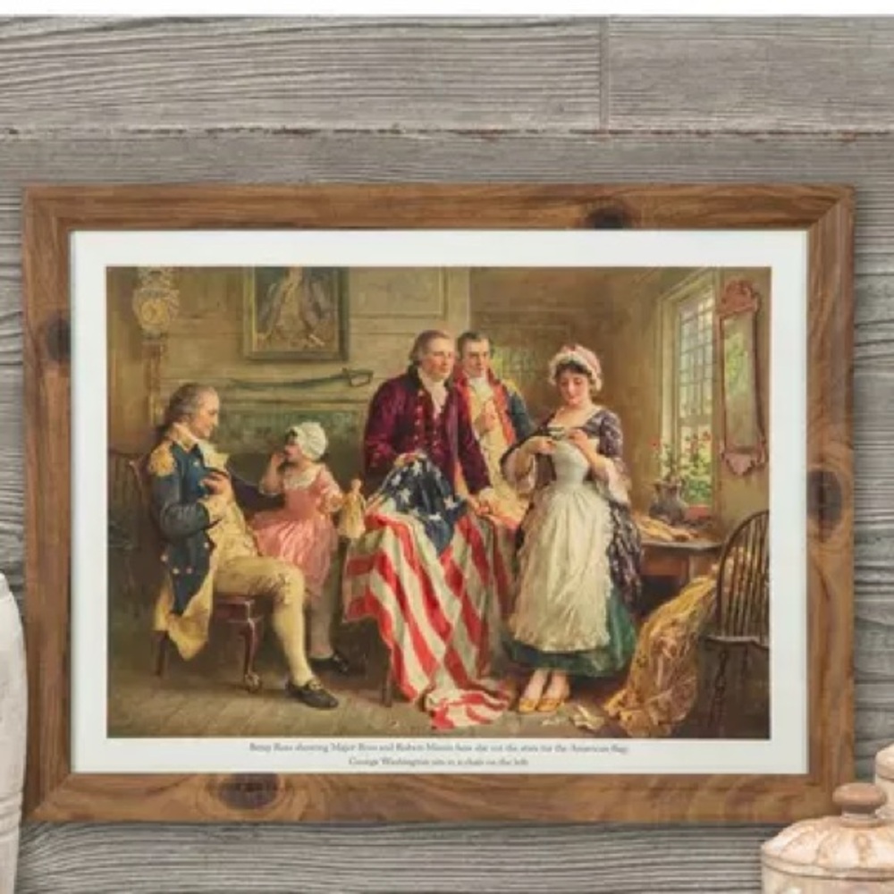 Betsy Ross Framed Wall Deco - Picture 4 of 4